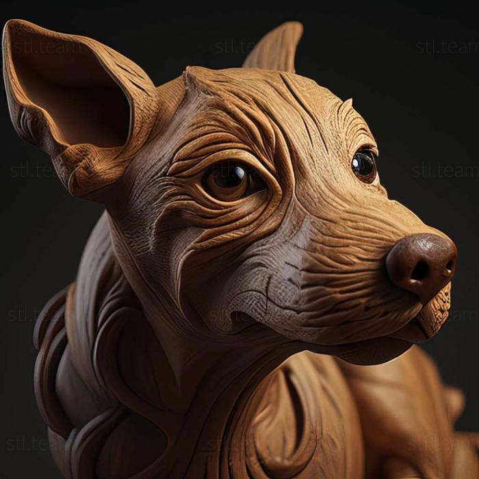 3D модель Празький Щур собака (STL)